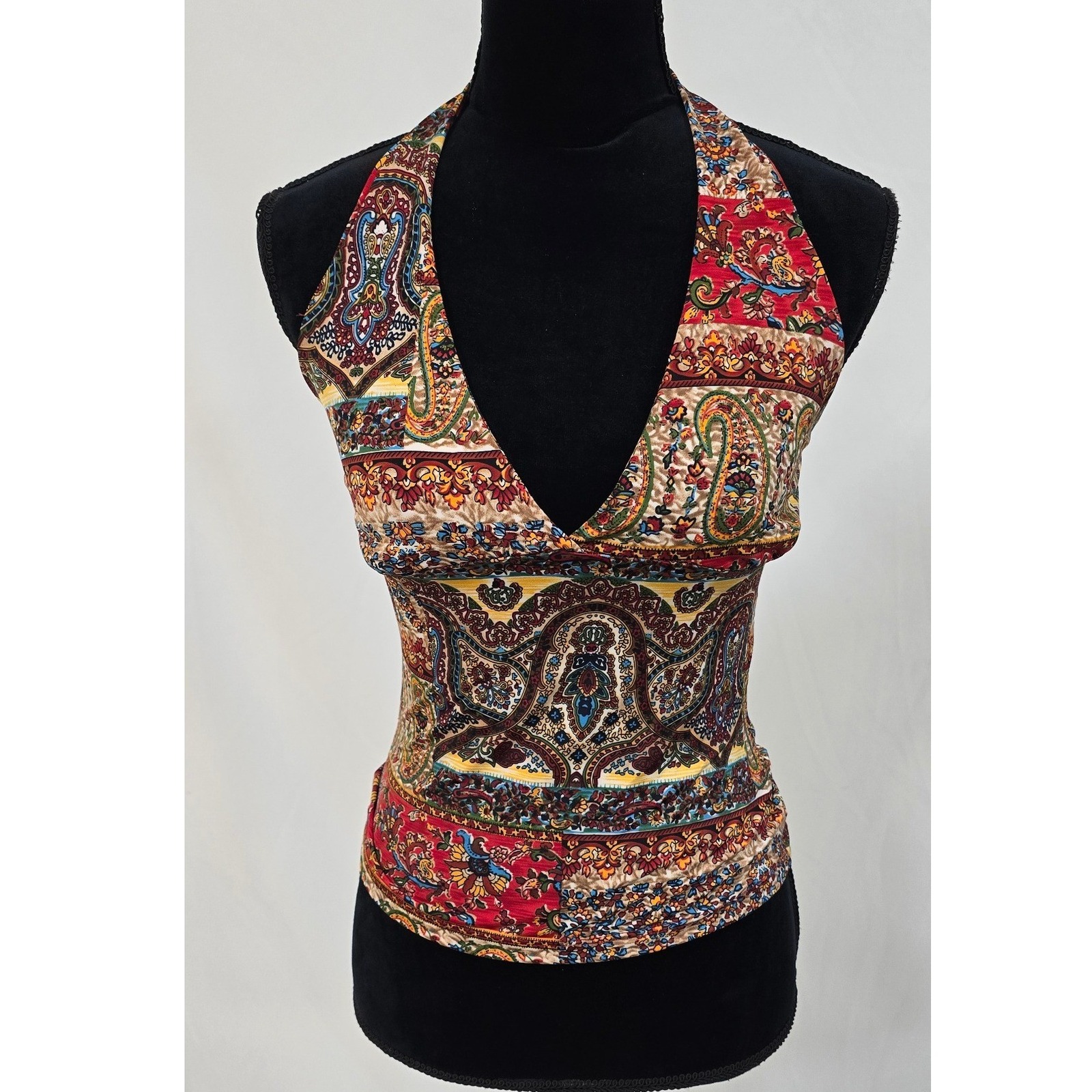 Vtg Y2k Twenty One Women M Halter Top Mcbling Core, Indie Sleaze, Retro Clubwear